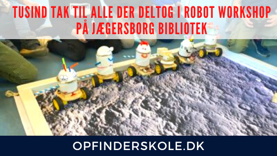 Robot på Jægersborg OPFINDERSKOLE