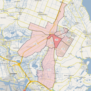 Postcoderoos Zon op Stadhuis Purmerend