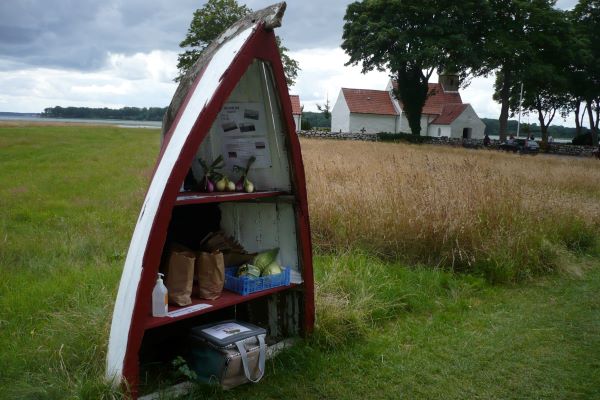 Butik på Hjarnø