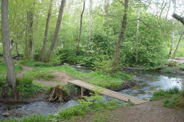 Der er flere forskellige vandreruter i Jeksendalen.