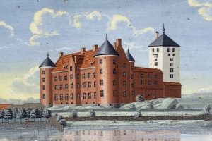 Tegning af Skanderborg Slot