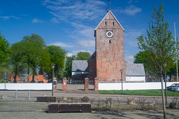 Højer kirke blev opført i 1300-tallet.