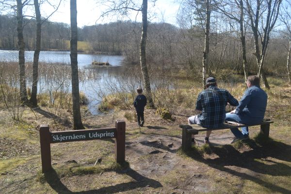 Skjernåen har sig udspring ved Tørring i Midtjylland.