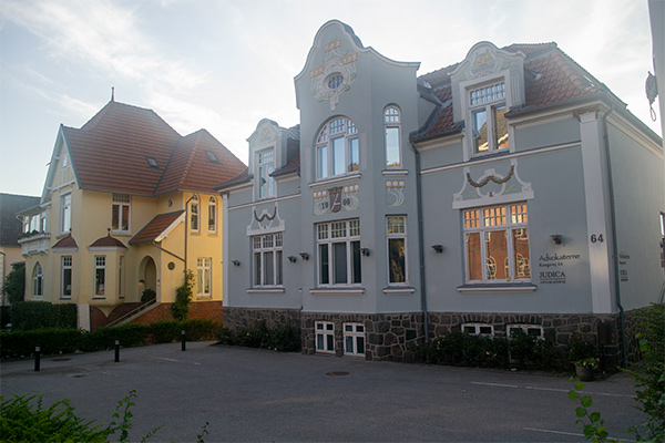 På Kongevej ligger flere store villaer og palæer fra starten af 1900-tallet.