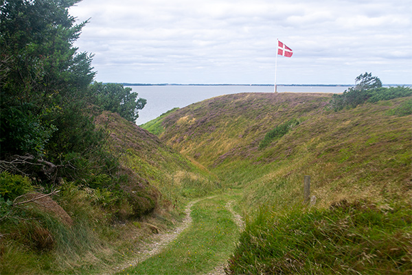 Ved lejrskolen Venøborg er der en fin udsigt over Limfjorden