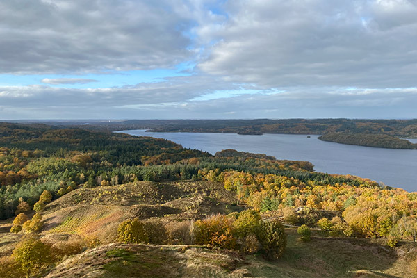 Udsigt fra Himmelbjerget