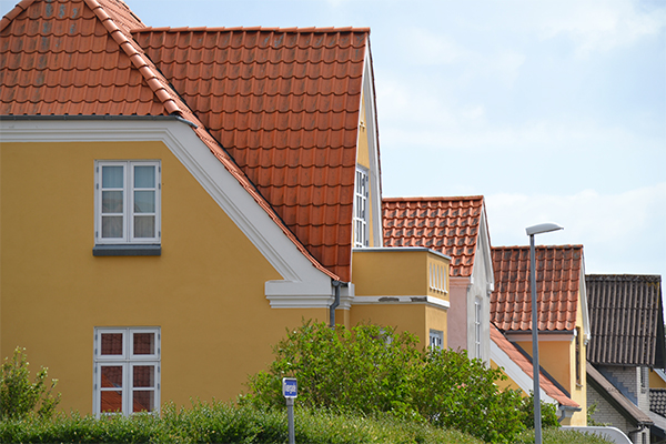 Der er en næsten Skagen-agtig stemning på nogle af byens villaveje.