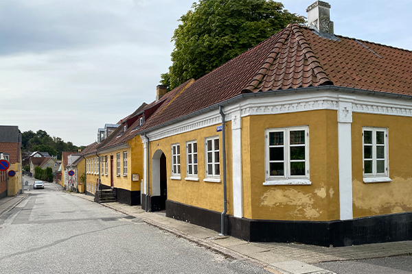 Gammelt hus i Hobro