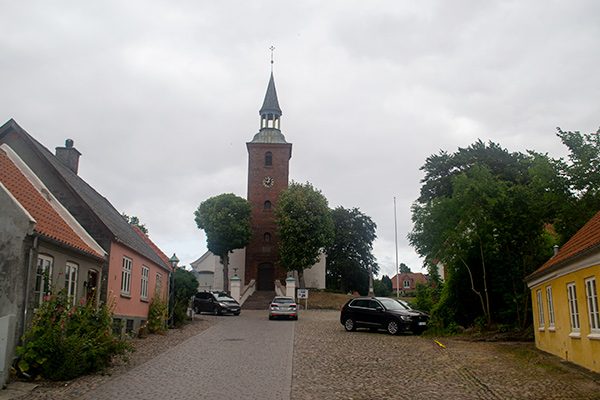 Ebeltoft kirke stammer fra slutningen af 1400-tallet