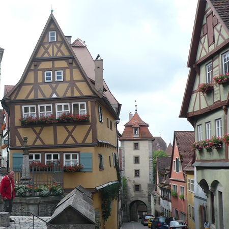 Plönlein i Rothenburg ob der Tauber