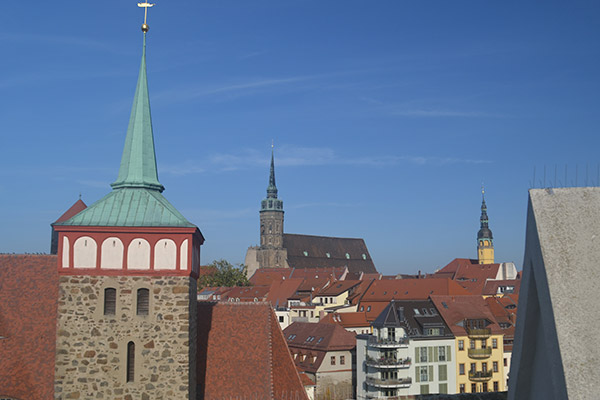 Bautzen markedsfører sig som tårnenes by - og dem er der mange af.