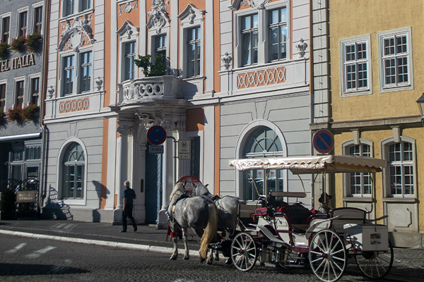 Görlitz byder på en smuk bymidte med masser af velbevarede huse.