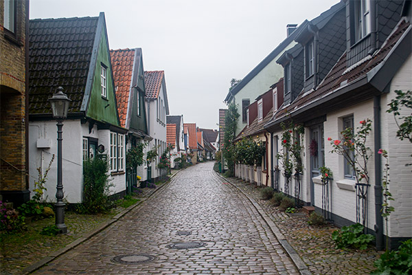 Fiskerkvarteret Holm er det mest maleriske område i byen