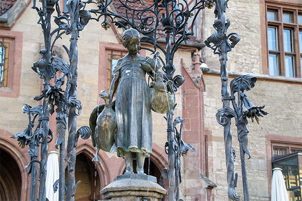 Gänseliesel-brønden er Göttingens vartegn.