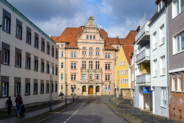 Hildesheim byder på interessante byggerier fra mange forskellige perioder.