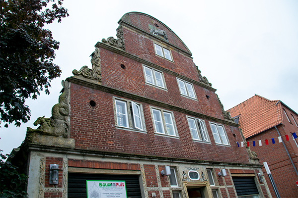 Dette fine gavlhus står i gågaden Zingelstrasse