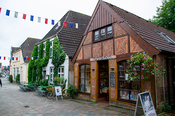 Der er flere velbevarede huse i centrum af Meldorf.