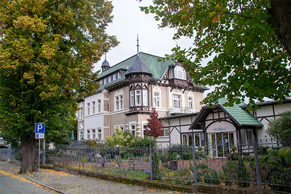 Jugendstilhus i Bad Kösen.