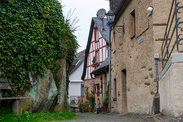 Der er få gader i Beilstein - men hvilke gader!