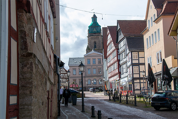 Bad Wildungen har både en gammel bydel og en stor kurpark.