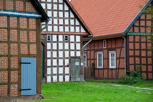 En ferie i Tyskland kunne gå til runde landsbyer.