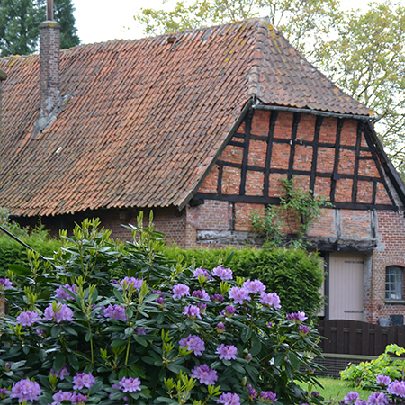 Der er enkelte gamle huse i midtbyen.