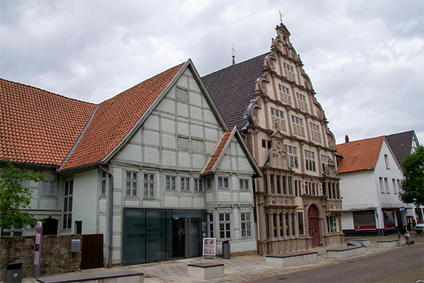 1600-talshuset Hexenbürgermeisterhaus i Lemgo.