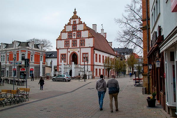 Bad Salzuflen byder på både bindingsværk og kurbygninger.