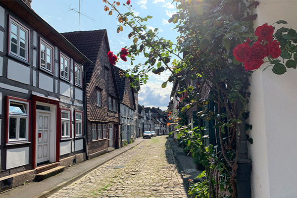 Grabenstrasse er nok den hyggeligste gade i byen.