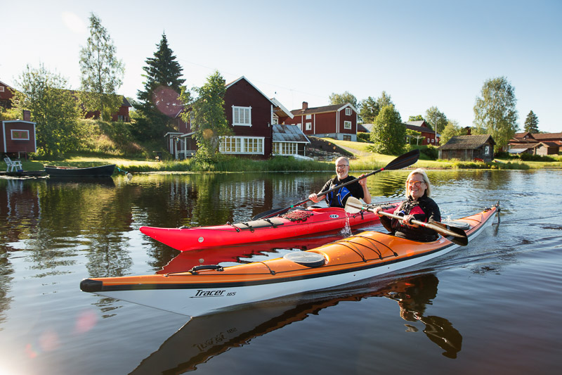 Overnatting-tømmerflåte-Värmland-Sverige