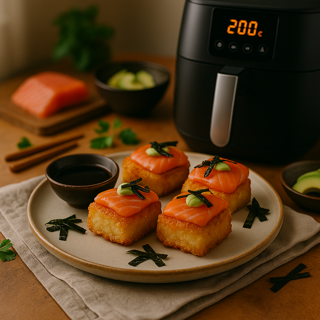 🍣 Airfryer Sushi Bites – sprøde småbidder med smag af Japan