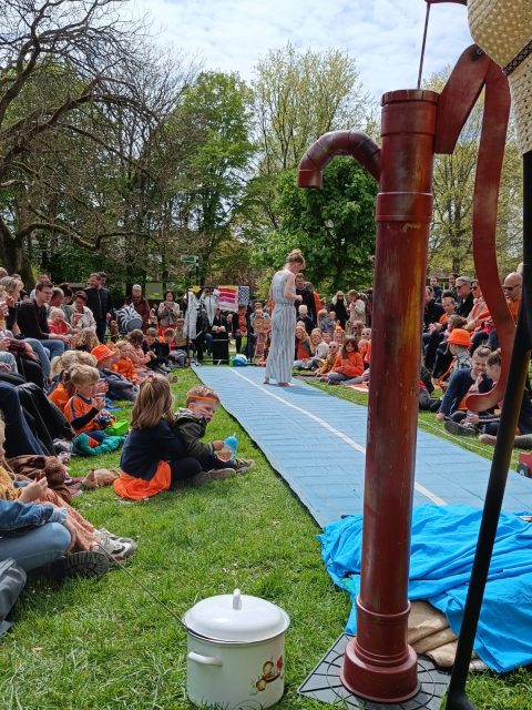 Koningsdag Oranjepret in Park Eekhout Zwolle