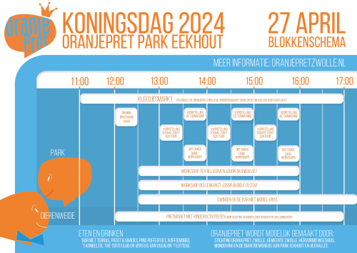 Blokkenschema Oranjepret 2024