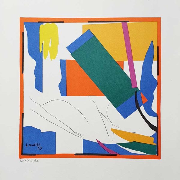 Lithographie 'Océanie La Mer' D'Henri Matisse - Signée, Numérotée Au Crayon, Avec Certificat (COA)