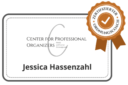 Zertifizierung zum Ordnungscoach Jessica Hassenzahl