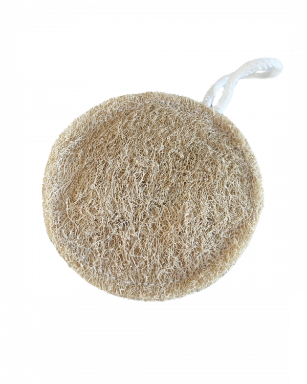 loofah scrub pad peeling