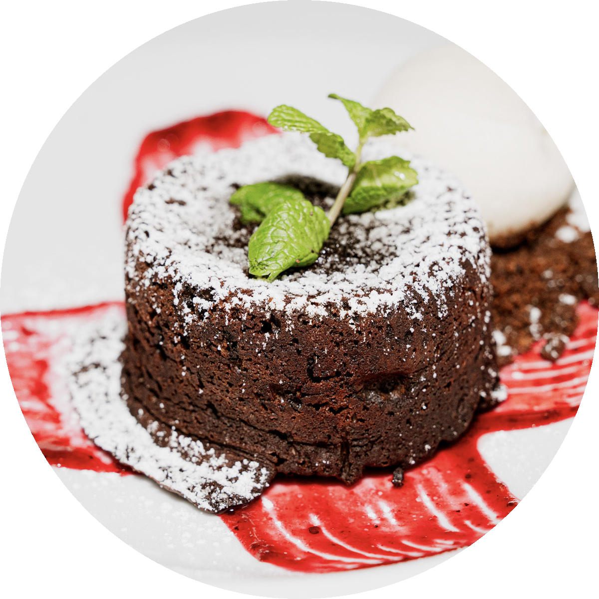 Chocolate Cake Circle Transparent