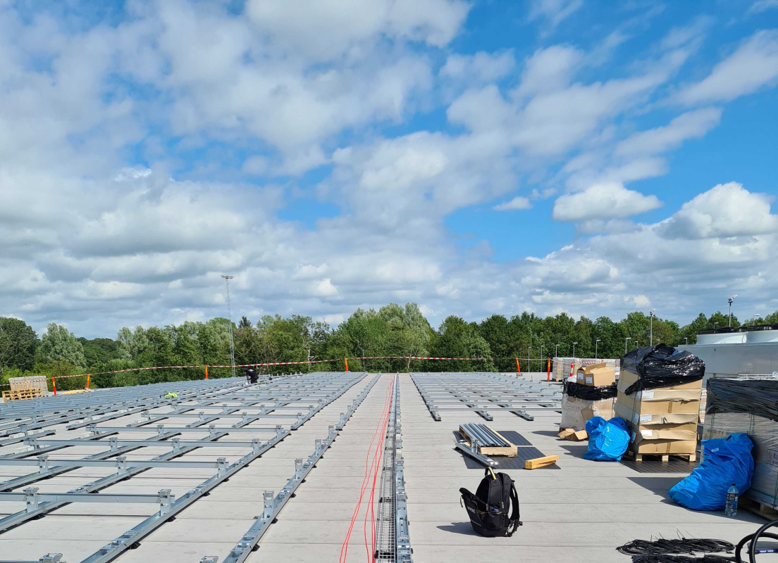 solar panel roof