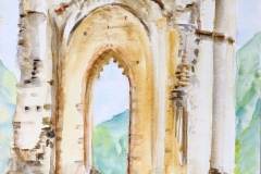 Ruine Condé Fr., 30x40 cm