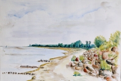 Strand Mon - DK, 40x30 cm