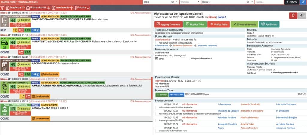 Controllo lavori straordinari per l'amministratore in vacanza