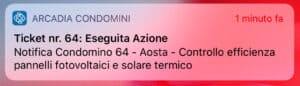 Notifica aggiornamento app condomini