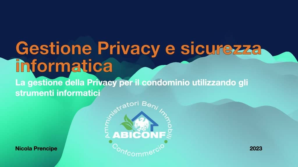 Strumenti Informatici e Privacy con Abiconf