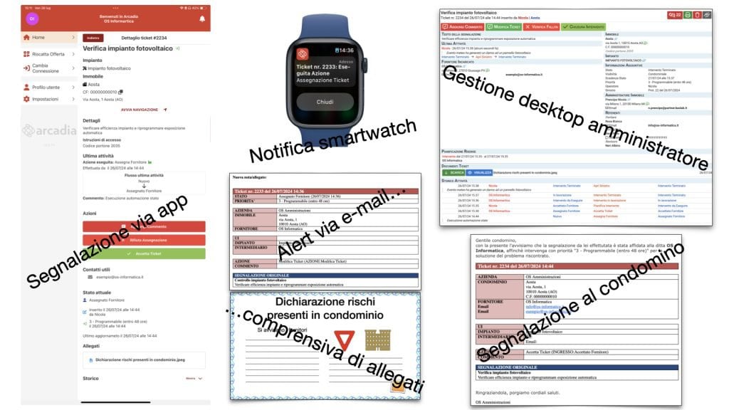 Gestione dei fornitori condominiali con app Arcadia
