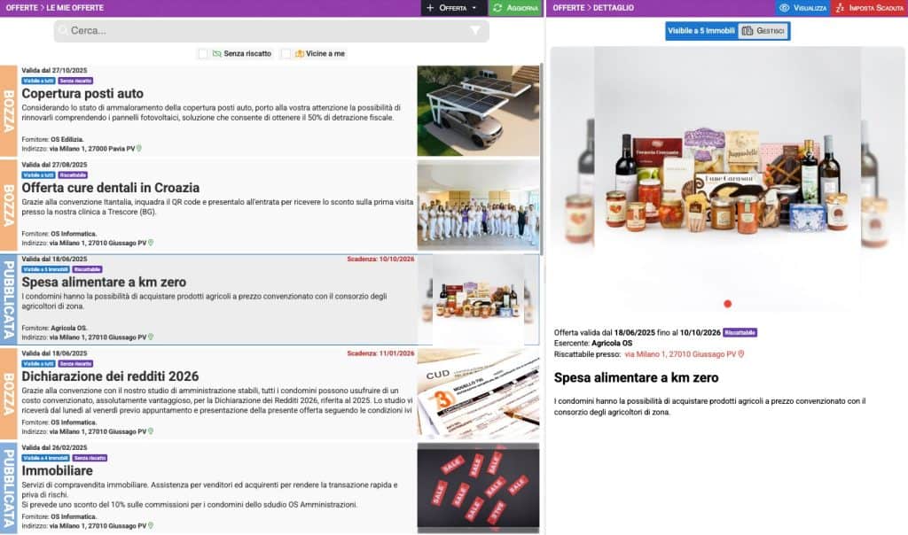 Proposte marketing ed amministrazione condominiale