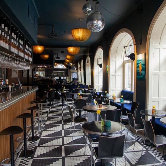 LGBTQIA+ bar and café in Copenhagen. Oscar Bar Cafe