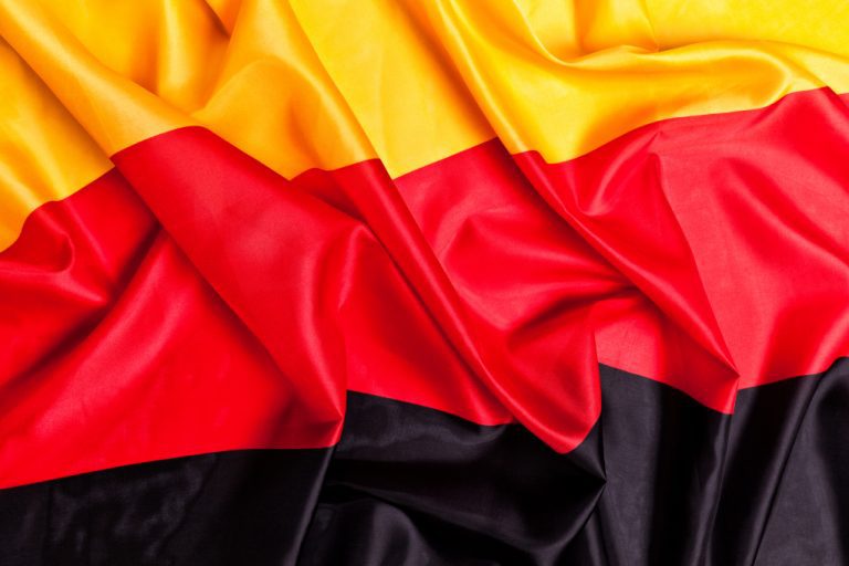 Parti av Tysklands flagga