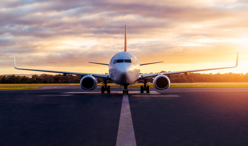 Flygplan på marken