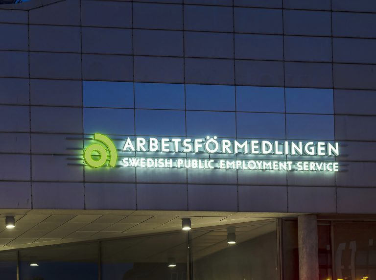 Arbetsförmedlingens fasad