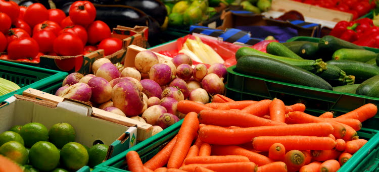 Grönsaker i butik